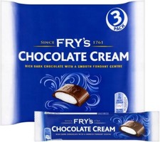 Fry's Chocolate Cream, 3 x 49g Treat Pack SEALED UK STOCK