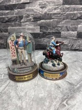 Pair Of Vintage John Wayne Hand-Painted Sculptures by TFM Limited Edition