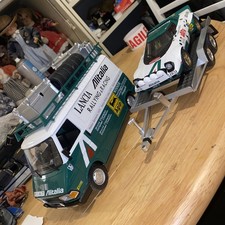 IXO Rally Support 1/18 Set Lancia Stratos  Rally #1 Alitalia  Fiat 242 Van Art. 