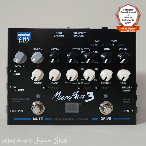 Ebs microbass bass preamp - bass,
