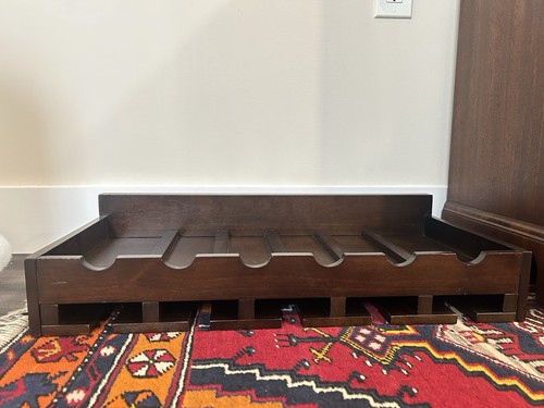 Wooden mahogany wine bar - wooden,
