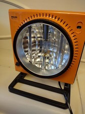 Vintage Philips Sunlamp HP3114 UV/IR Lamp used retro boxed no plug not working 