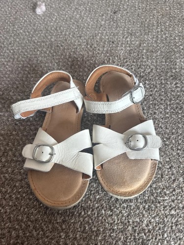 Cream sandals