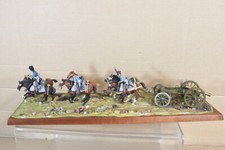 HISTOREX NAPOLEONIC FRENCH ARTILLERY DETACHMENT TRANSPORTING CANNON DIORAMA nz