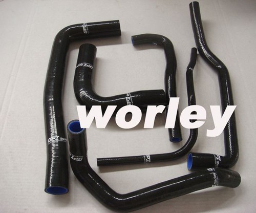 Black silicone hose - black, for