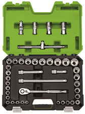 Draper 1/2 SQ.DR 41PC SOCKET SET 04465 MM/AF Combined Socket Set, 1/2" Sq. Dr.