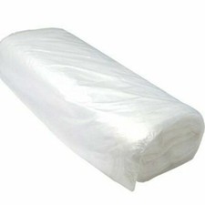 New! Clear Builders Thin Polythene Plastic Sheet Roll 50m X 2m Dust Sheet
