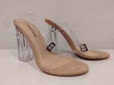 Boohoo Womens Wide Fit Clear
