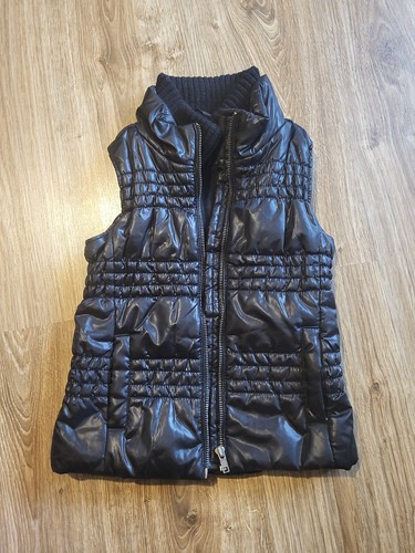 Kids girls black vest - black,