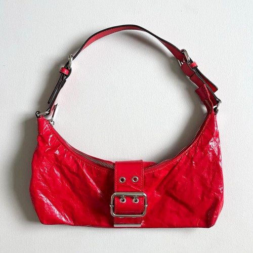 Vintage topshop red faux - topshop,
