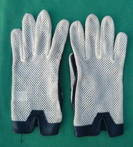 Vintage leather driving gloves - vintage,