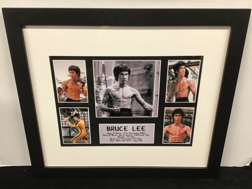 Bruce lee framed picture - lee,
