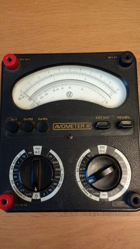 Avo meter and - 8, case