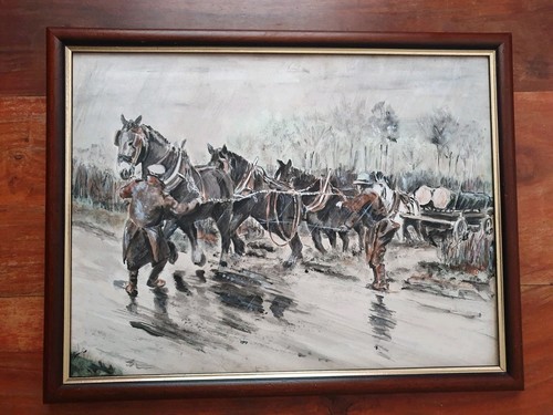 Horse logging strange - logging,