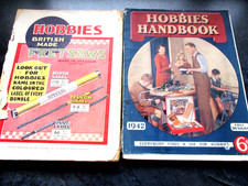 Vintage 1941 & 1942 Hobbies Handbook Magazine Retro Adverts Articles WW2 Craft #