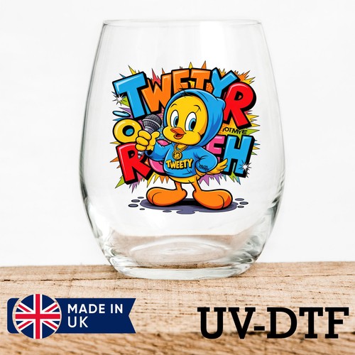 Tweety bird 8pcs dtf - bird, uv
