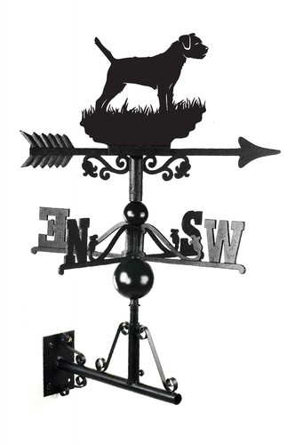 Border terrier weathervane - terrier,