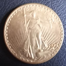 Retro USA St Gaudens 1927 D 20 Dollars Double Eagle. Souvenir Gap Filler.