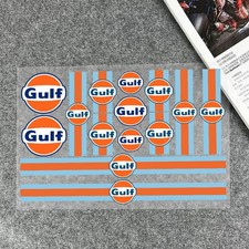 GULF Sticker Sheet Petrol