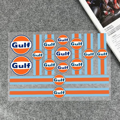 Gulf sticker sheet - sticker, petrol