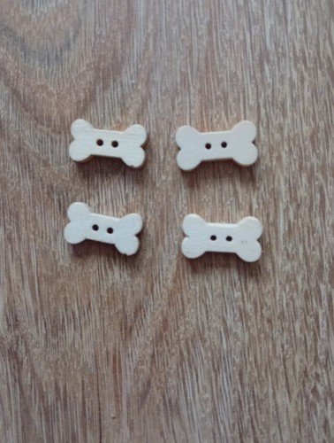 Set wooden dog - of, bone