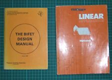 Job Lot Op Amp books - Texas BIFET DESIGN MANUAL & National LINEAR APPLICATIONS