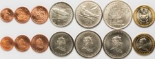 Cook Islands 7 coins set 2010