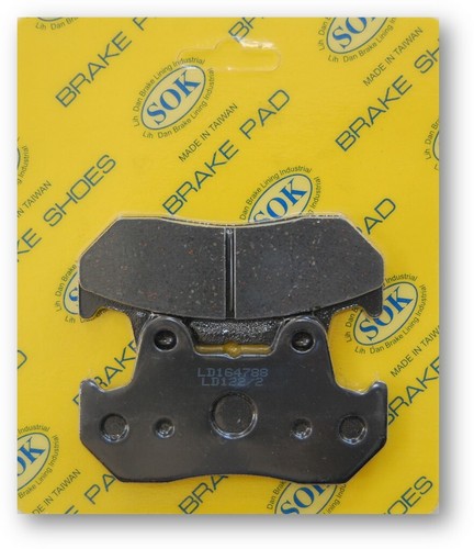 Front brake pads fit honda - brake, vf
