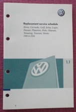 (2008) VOLKSWAGEN SERVICE BOOK WITH 1 SERVICE STAMP (SM 329)