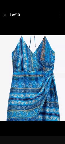 Zara satin dress - zara,