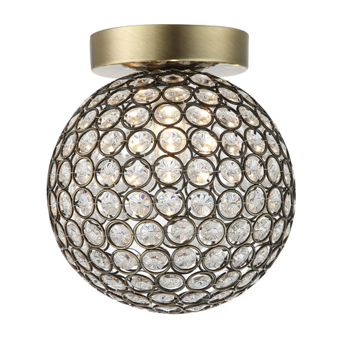 Modern antique brass and - brass, clear