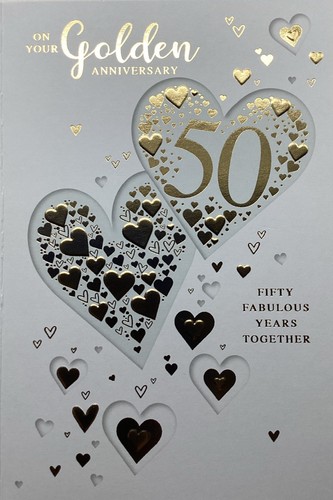 Golden wedding anniversary - wedding,