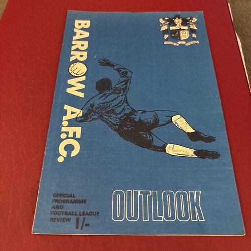 1969 barrow afc orient - v,