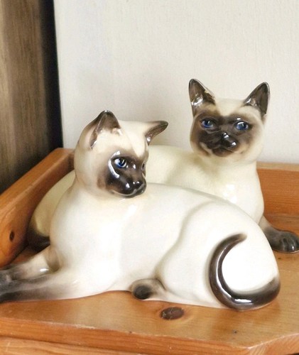 Vintage beswick siamese cats - beswick,