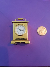 Miniature Brass Carriage Clock