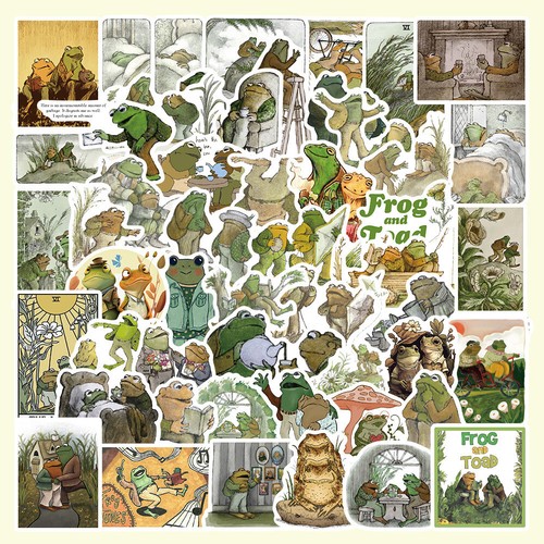 50pcs frog and - toad, stickers