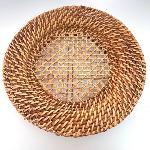 Rattan charger plate natural - rattan,