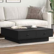 Coffee Table Black 90x90x28