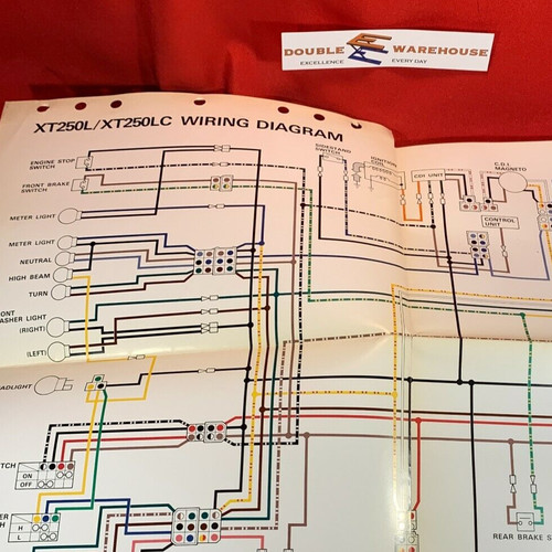 Yamaha wiring diagram xt250l - yamaha,