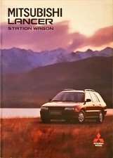 Mitsubishi Lancer Station Wagon Brochure 1992 Fr De It