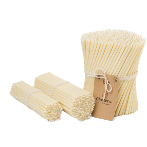 White very thin beeswax - thin, taper