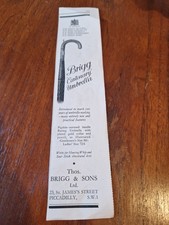 Brigg Centerary Umbrella 1937
