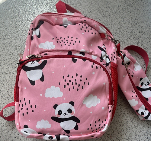 Kids small pink panda - panda, print