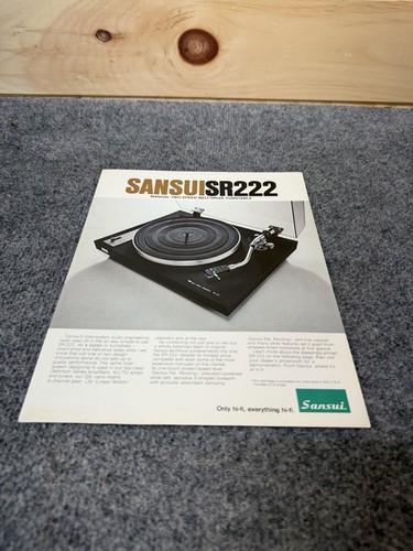 Original sansui sr 222 - original,