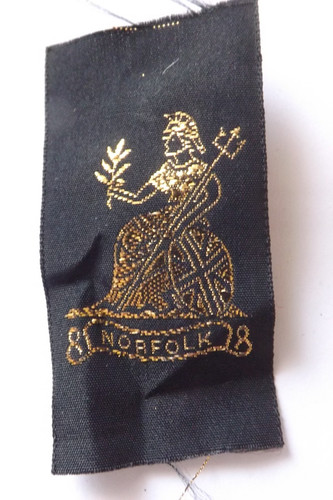 Military cloth badge norfolk - cloth,