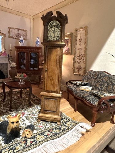Dolls house furniture oak - house,