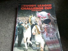 THE RUGBY LEAGUE CHALLENGE CUP BOOK BY JOHN HUXLEY MULTI SIGNED X 50