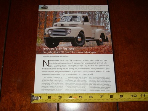 1950 ford pickup truck - f-3,