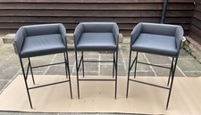 3 x Frag Italian Square Bar Stools