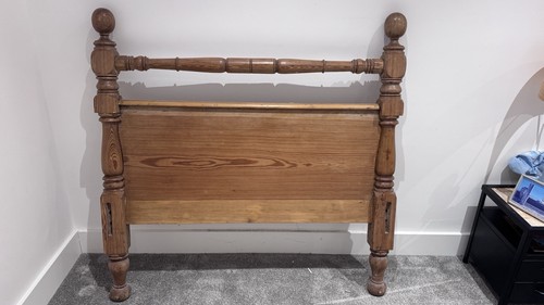 Old pine head board 4ft - pine,